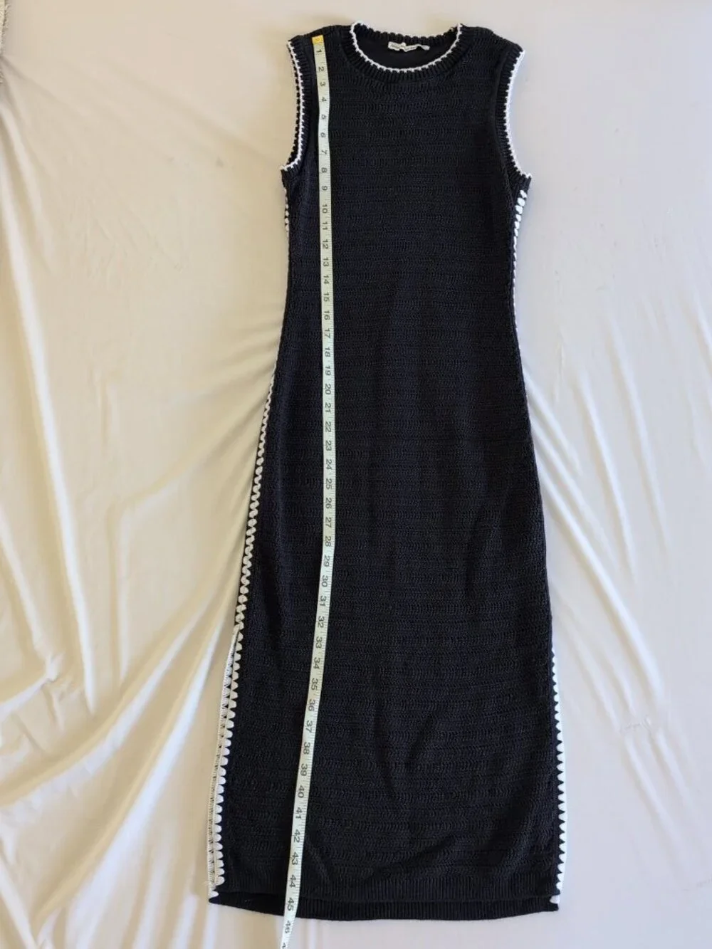 Abercrombie & Fitch Navy Blue Knit Maxi Dress